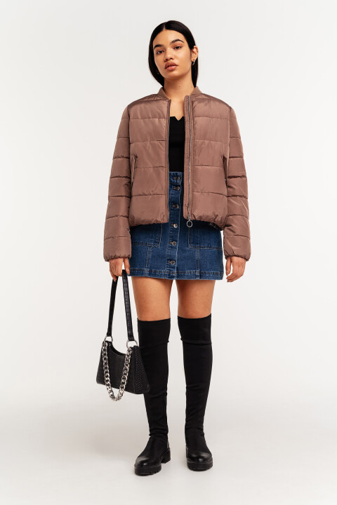 Куртка-бомбер стеганая утепленная, Коричневый, куртка-бомбер стеганая утепленная
Куртка-бомбер стеганая утепленная, Коричневый, куртка-бомбер стеганая утепленная