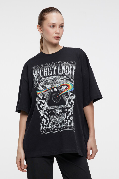 Футболка oversize хлопковая с принтом-абстракцией, Черный, Футболка oversize хлопковая с принтом-абстракцией
Футболка oversize хлопковая с принтом-абстракцией, Черный, Футболка oversize хлопковая с принтом-абстракцией