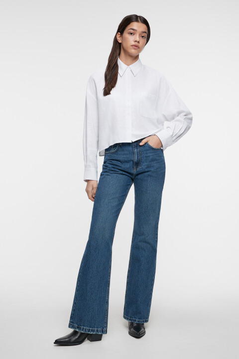 Блузка-рубашка oversize укороченная льняная, Белый, Блузка-рубашка oversize укороченная льняная
Блузка-рубашка oversize укороченная льняная, Белый, Блузка-рубашка oversize укороченная льняная