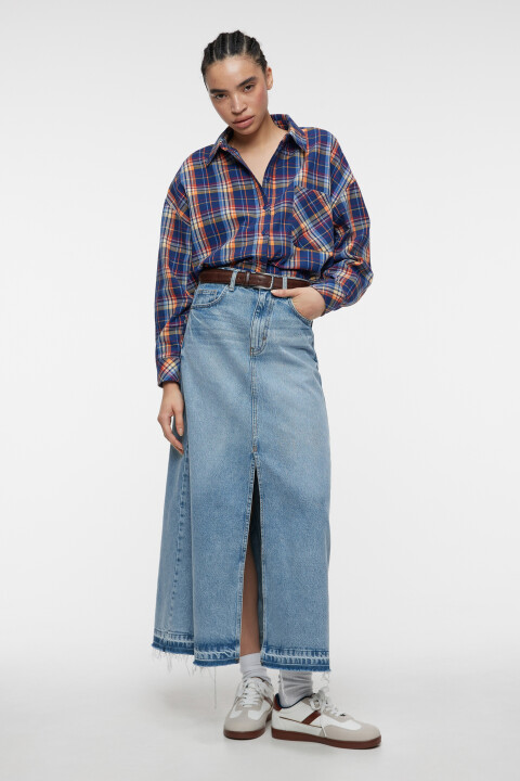 Рубашка oversize клетчатая укороченная с карманом, Мультиколор, Рубашка oversize клетчатая укороченная с карманом
Рубашка oversize клетчатая укороченная с карманом, Мультиколор, Рубашка oversize клетчатая укороченная с карманом