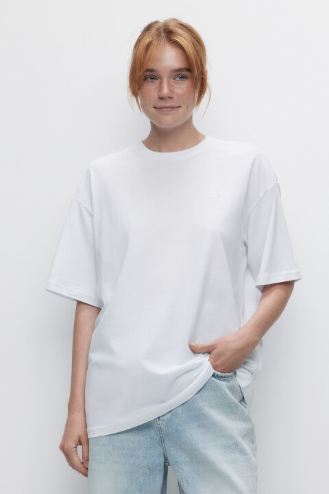 Футболка oversize хлопковая с принтом-вышивкой, Коричневый, Футболка oversize хлопковая с принтом-вышивкой
Футболка oversize хлопковая с принтом-вышивкой, Коричневый, Футболка oversize хлопковая с принтом-вышивкой
