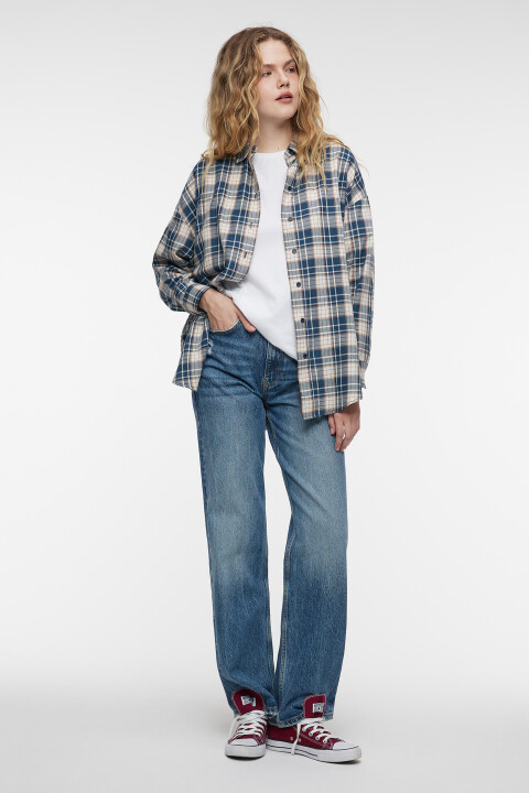 Рубашка oversize фланелевая с принтом в клетку, Синий, Рубашка oversize фланелевая с принтом в клетку
Рубашка oversize фланелевая с принтом в клетку, Синий, Рубашка oversize фланелевая с принтом в клетку