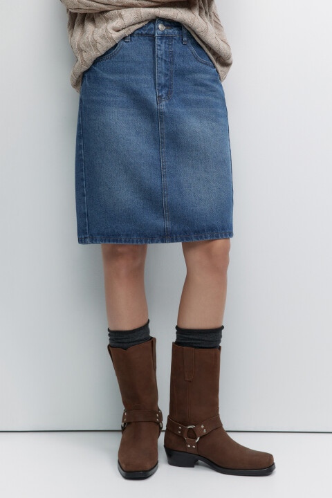 Юбка-карандаш до колена джинсовая с высокой посадкой, Серый, Юбка-карандаш до колена джинсовая с высокой посадкой
Юбка-карандаш до колена джинсовая с высокой посадкой, Серый, Юбка-карандаш до колена джинсовая с высокой посадкой