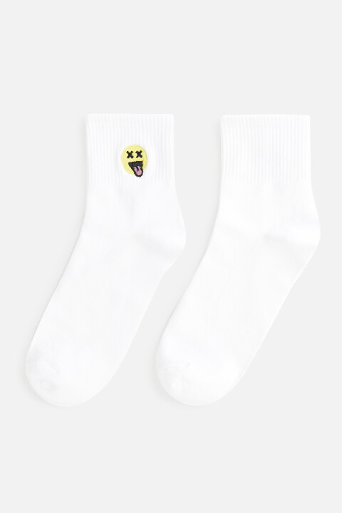 Носки высокие с вышивкой-смайликом, Черный, Носки высокие с вышивкой-смайликом
Носки высокие с вышивкой-смайликом, Черный, Носки высокие с вышивкой-смайликом