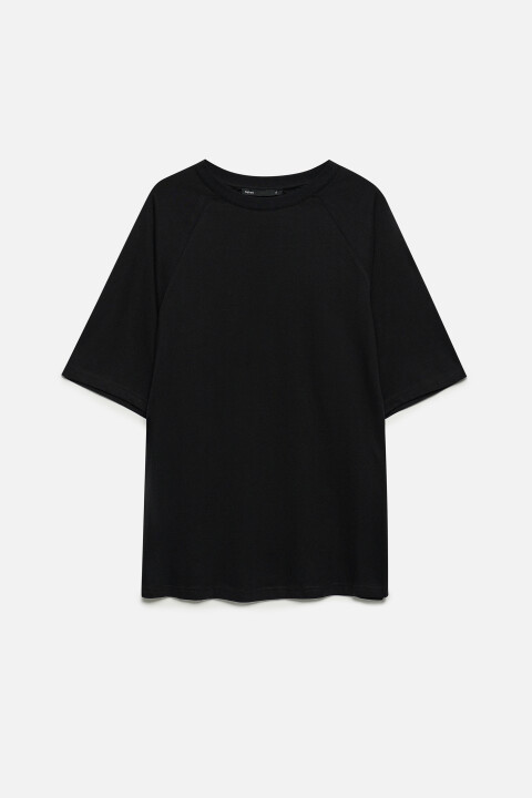 Футболка oversize хлопковая с рукавами реглан, Черный, Футболка oversize хлопковая с рукавами реглан
Футболка oversize хлопковая с рукавами реглан, Черный, Футболка oversize хлопковая с рукавами реглан