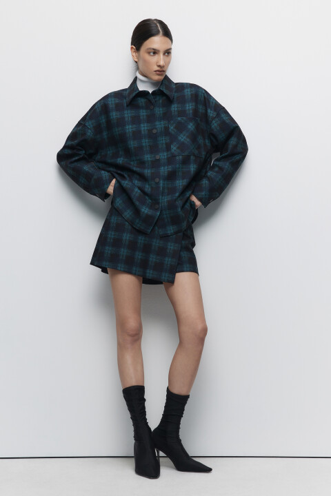 Рубашка oversize теплая клетчатая из ворсистой ткани, Зеленый, Рубашка oversize теплая клетчатая из ворсистой ткани
Рубашка oversize теплая клетчатая из ворсистой ткани, Зеленый, Рубашка oversize теплая клетчатая из ворсистой ткани