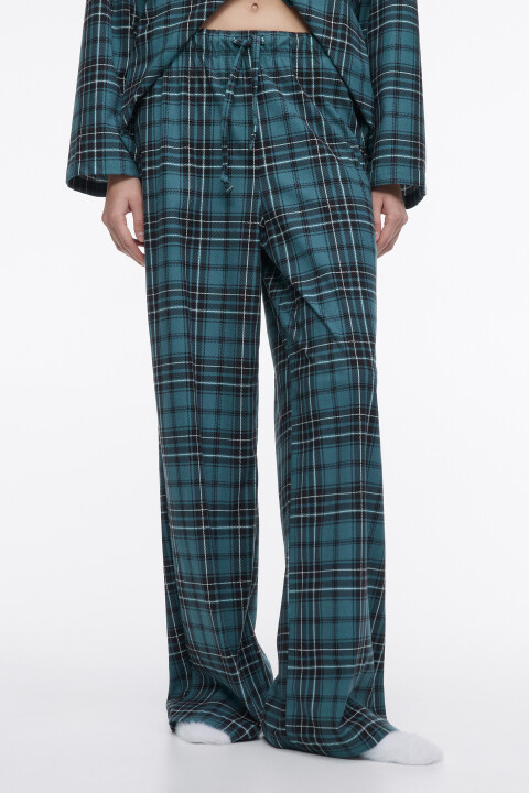 Брюки домашние широкие в клетку, Зеленый, Брюки домашние широкие в клетку
Брюки домашние широкие в клетку, Зеленый, Брюки домашние широкие в клетку