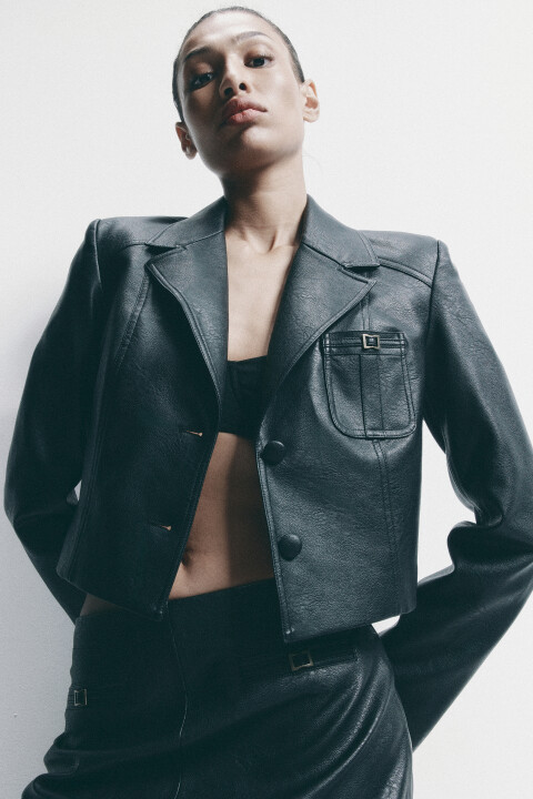 Пиджак укороченный из искусственной кожи, Черный, Пиджак укороченный из искусственной кожи
Пиджак укороченный из искусственной кожи, Черный, Пиджак укороченный из искусственной кожи