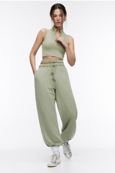 Брюки-джоггеры спортивные с двойным поясом, Зеленый, Брюки-джоггеры спортивные с двойным поясом
Брюки-джоггеры спортивные с двойным поясом, Зеленый, Брюки-джоггеры спортивные с двойным поясом