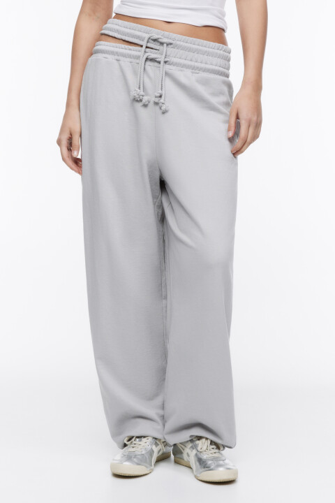 Брюки-джоггеры спортивные с двойным поясом, Серый, Брюки-джоггеры спортивные с двойным поясом
Брюки-джоггеры спортивные с двойным поясом, Серый, Брюки-джоггеры спортивные с двойным поясом