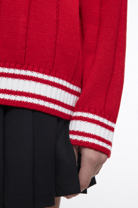 Джемпер oversize с контрастной окантовкой, Красный, Джемпер oversize с контрастной окантовкой
Джемпер oversize с контрастной окантовкой, Красный, Джемпер oversize с контрастной окантовкой