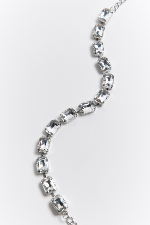 Цепочка серебристая с крупными кристаллами, Серый, Цепочка серебристая с крупными кристаллами
Цепочка серебристая с крупными кристаллами, Серый, Цепочка серебристая с крупными кристаллами