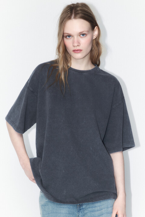 Футболка oversize с вареным эффектом, Серый, Футболка oversize с вареным эффектом
Футболка oversize с вареным эффектом, Серый, Футболка oversize с вареным эффектом