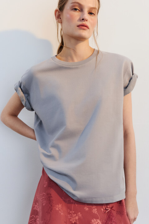 Футболка из плотного трикотажа, Серый, Футболка из плотного трикотажа
Футболка из плотного трикотажа, Серый, Футболка из плотного трикотажа