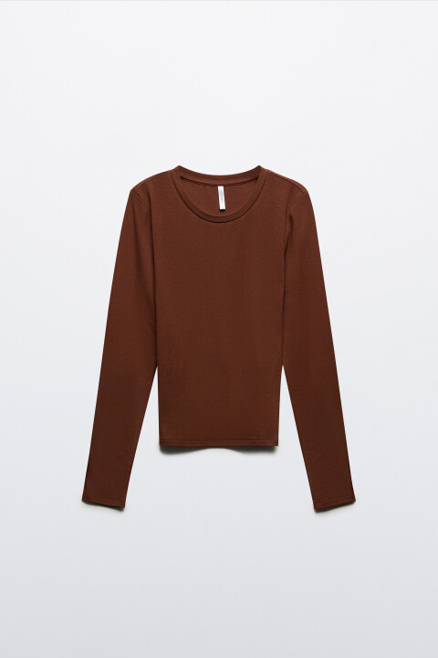 Лонгслив приталенный из вискозы, Черный, Лонгслив приталенный из вискозы 
Лонгслив приталенный из вискозы, Черный, Лонгслив приталенный из вискозы