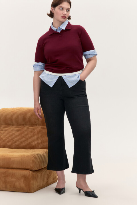 Джинсы клеш укороченные, Черный, Джинсы клеш укороченные
Джинсы клеш укороченные, Черный, Джинсы клеш укороченные