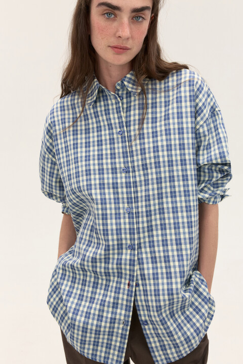 Рубашка в клетку с длинным рукавом, Голубой, Рубашка в клетку с длинным рукавом
Рубашка в клетку с длинным рукавом, Голубой, Рубашка в клетку с длинным рукавом