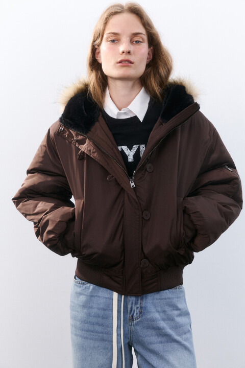 Куртка-парка короткая с опушкой, Коричневый, Куртка-парка короткая с опушкой
Куртка-парка короткая с опушкой, Коричневый, Куртка-парка короткая с опушкой