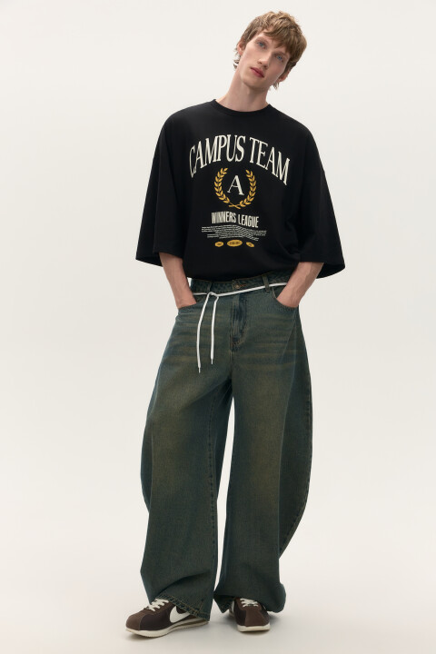 Джинсы широкие в форме подковы, Коричневый, Джинсы широкие в форме подковы
Джинсы широкие в форме подковы, Коричневый, Джинсы широкие в форме подковы