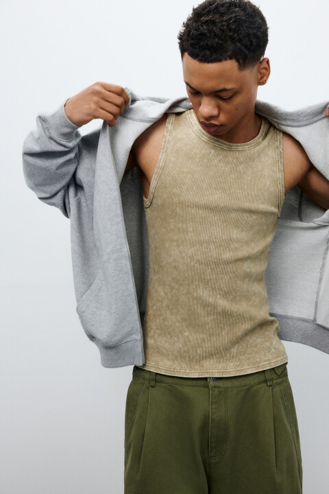 Майка в рубчик с вареным эффектом, Зеленый, Майка в рубчик с вареным эффектом
Майка в рубчик с вареным эффектом, Зеленый, Майка в рубчик с вареным эффектом