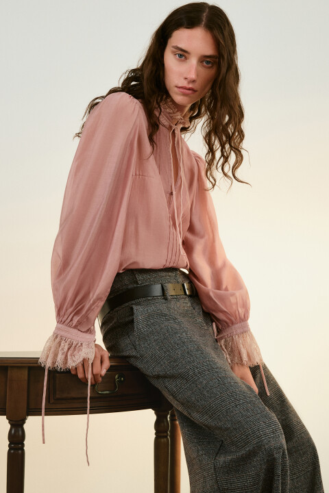 Блузка из тенсела с кружевом, Розовый, Блузка из тенсела с кружевом
Блузка из тенсела с кружевом, Розовый, Блузка из тенсела с кружевом