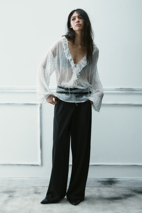 Блузка шифоновая с воланами, Молочный, Блузка шифоновая с воланами
Блузка шифоновая с воланами, Молочный, Блузка шифоновая с воланами