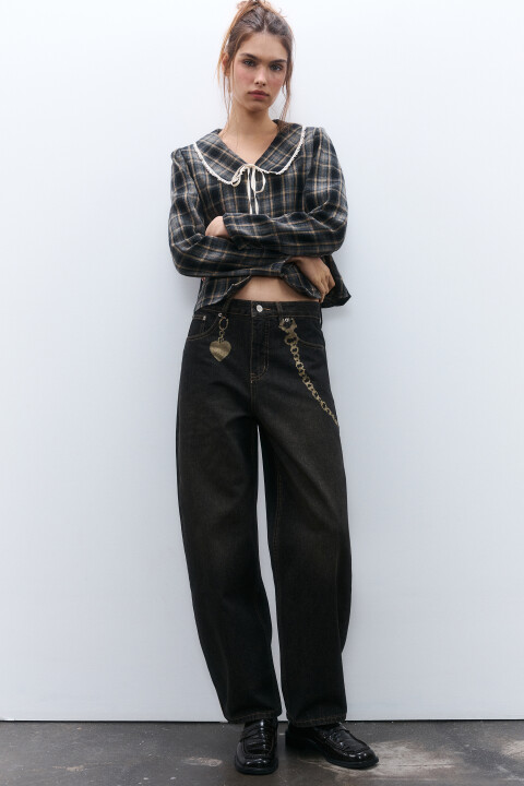 Джинсы barrel fit с принтом-обвесом, Темный тинт, Джинсы barrel fit с принтом-обвесом
Джинсы barrel fit с принтом-обвесом, Темный тинт, Джинсы barrel fit с принтом-обвесом