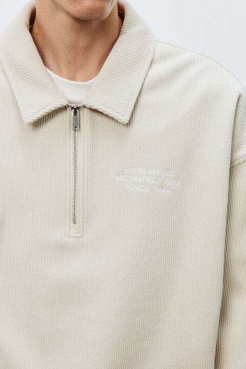 Худи из футера с вышивкой и замком, Черный, Худи из футера с вышивкой и замком 
Худи из футера с вышивкой и замком, Черный, Худи из футера с вышивкой и замком