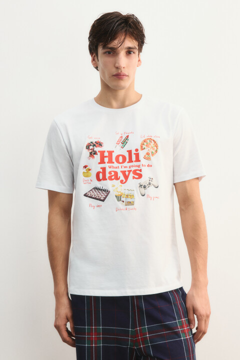 Футболка пижамная с новогодним принтом, Мультиколор, Футболка пижамная с новогодним принтом
Футболка пижамная с новогодним принтом, Мультиколор, Футболка пижамная с новогодним принтом