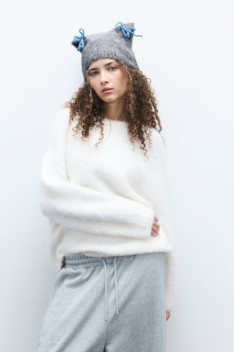 Шапка с ушками и бантиками, Серый, Шапка с ушками и бантиками
Шапка с ушками и бантиками, Серый, Шапка с ушками и бантиками