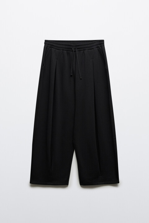 Брюки широкие из футера с защипами, Черный, Брюки широкие из футера с защипами
Брюки широкие из футера с защипами, Черный, Брюки широкие из футера с защипами