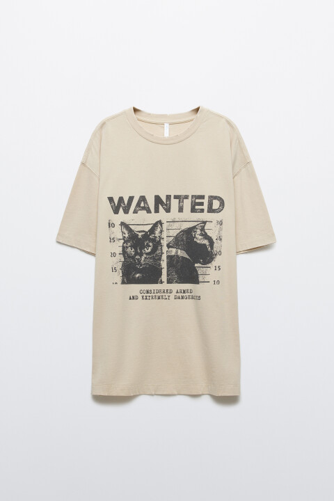 Футболка хлопковая с принтом, Бежевый, Футболка хлопковая с принтом
Футболка хлопковая с принтом, Бежевый, Футболка хлопковая с принтом