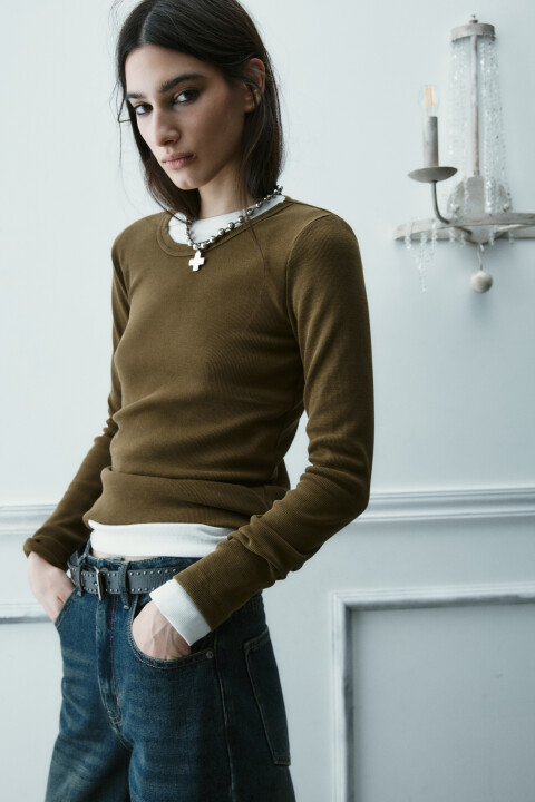 Лонгслив облегающий с вареным эффектом, Зеленый, Лонгслив облегающий с вареным эффектом
Лонгслив облегающий с вареным эффектом, Зеленый, Лонгслив облегающий с вареным эффектом