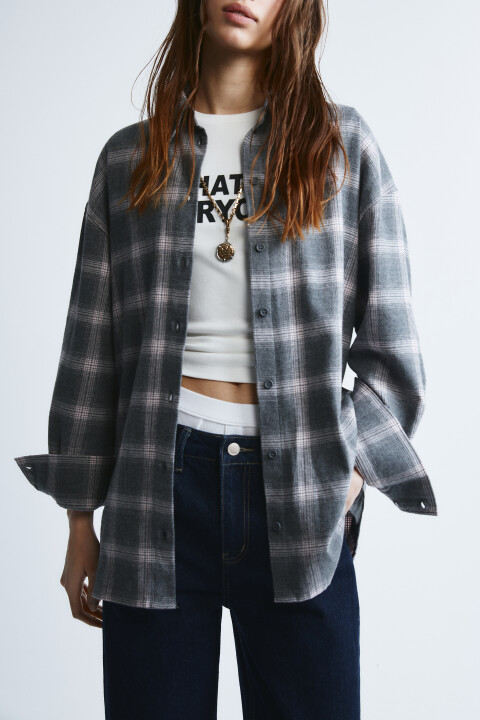 Рубашка фланелевая в клетку, Серый, Рубашка фланелевая в клетку
Рубашка фланелевая в клетку, Серый, Рубашка фланелевая в клетку