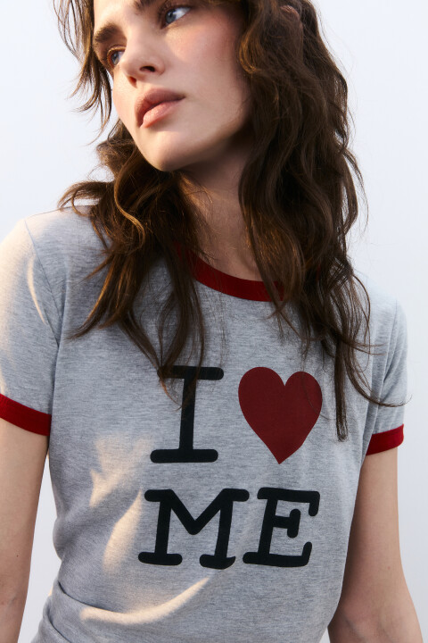 Футболка домашняя облегающая с принтом, Серый, Футболка домашняя облегающая с принтом
Футболка домашняя облегающая с принтом, Серый, Футболка домашняя облегающая с принтом