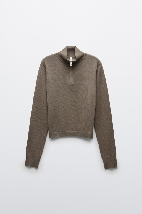 Джемпер вязаный с вортником-стойкой, Зеленый, Джемпер вязаный с вортником-стойкой
Джемпер вязаный с вортником-стойкой, Зеленый, Джемпер вязаный с вортником-стойкой