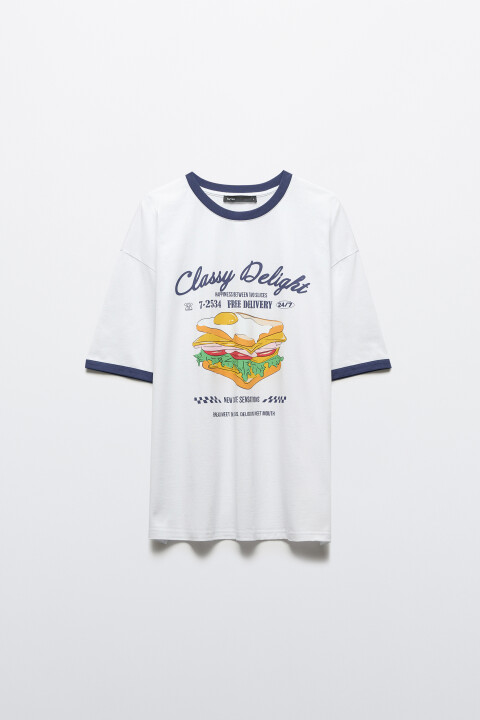 Футболка хлопковая домашняя с принтом, Белый, Футболка хлопковая домашняя с принтом
Футболка хлопковая домашняя с принтом, Белый, Футболка хлопковая домашняя с принтом