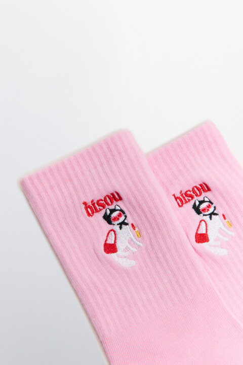 Носки высокие с вышивкой, Розовый, Носки высокие с вышивкой
Носки высокие с вышивкой, Розовый, Носки высокие с вышивкой