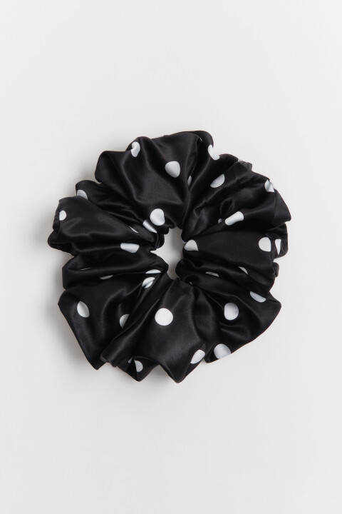 Резинка для волос атласная в горошек, Черный, Резинка для волос атласная в горошек
Резинка для волос атласная в горошек, Черный, Резинка для волос атласная в горошек
