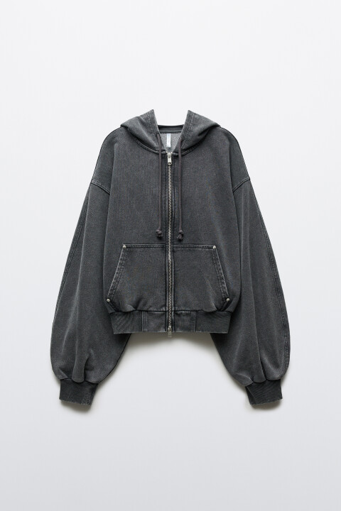Худи-зипка oversize из футера с имитацией джинсы, Серый, Худи-зипка oversize из футера с имитацией джинсы
Худи-зипка oversize из футера с имитацией джинсы, Серый, Худи-зипка oversize из футера с имитацией джинсы