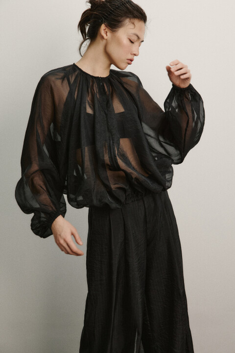 Жакет-бомбер из органзы, Черный, Жакет-бомбер из органзы
Жакет-бомбер из органзы, Черный, Жакет-бомбер из органзы