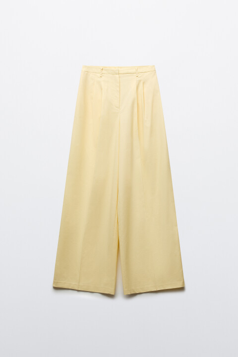 Брюки широкие костюмные с высокой посадкой, Ванильный, Брюки широкие костюмные с высокой посадкой
Брюки широкие костюмные с высокой посадкой, Ванильный, Брюки широкие костюмные с высокой посадкой