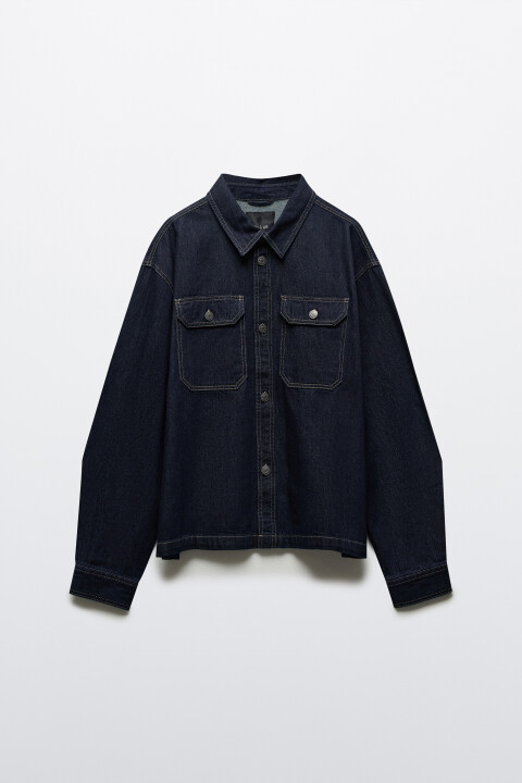 Рубашка-овершот джинсовая, Синий, рубашка-овершот джинсовая
Рубашка-овершот джинсовая, Синий, рубашка-овершот джинсовая