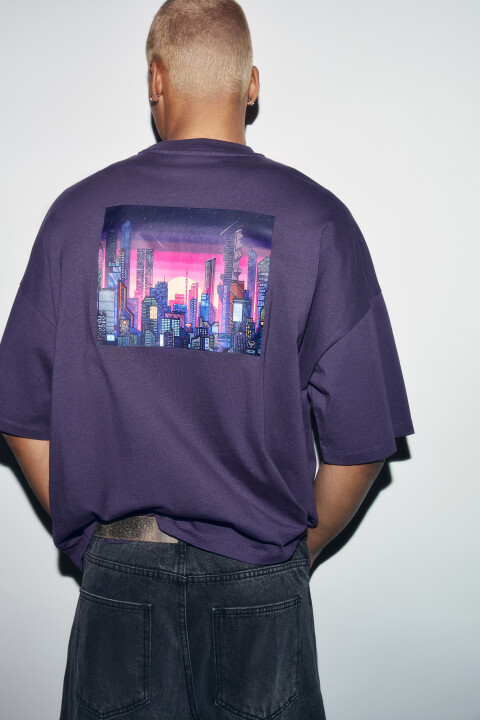 Футболка хлопковая с принтом, Фиолетовый, Футболка хлопковая с принтом
Футболка хлопковая с принтом, Фиолетовый, Футболка хлопковая с принтом