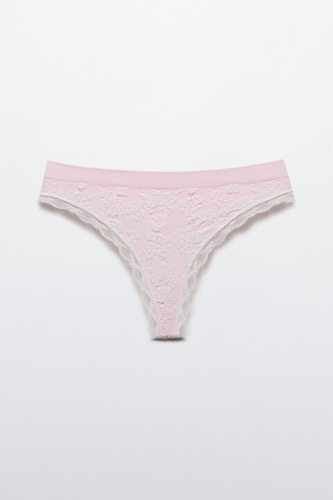 Трусы-стринги с узором и кружевом, Розовый, Трусы-стринги с узором и кружевом
Трусы-стринги с узором и кружевом, Розовый, Трусы-стринги с узором и кружевом