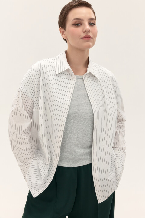 Блузка приталенная с длинными рукавами, Белый, Блузка приталенная с длинными рукавами
Блузка приталенная с длинными рукавами, Белый, Блузка приталенная с длинными рукавами