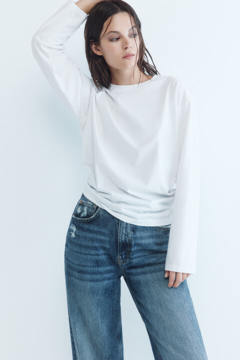 Лонгслив хлопковый в базовых цветах, Белый, Лонгслив хлопковый в базовых цветах
Лонгслив хлопковый в базовых цветах, Белый, Лонгслив хлопковый в базовых цветах