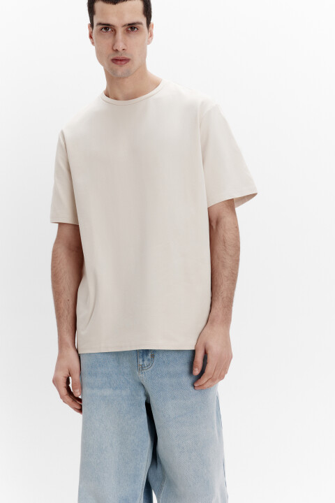 Футболка хлопковая базовая, Бежевый, Футболка хлопковая базовая
Футболка хлопковая базовая, Бежевый, Футболка хлопковая базовая