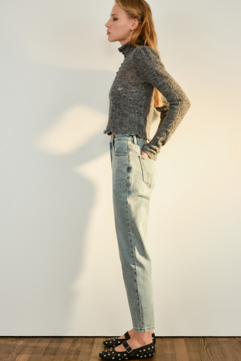 Джинсы mom fit с высокой посадкой, Синий, Джинсы mom fit с высокой посадкой
Джинсы mom fit с высокой посадкой, Синий, Джинсы mom fit с высокой посадкой