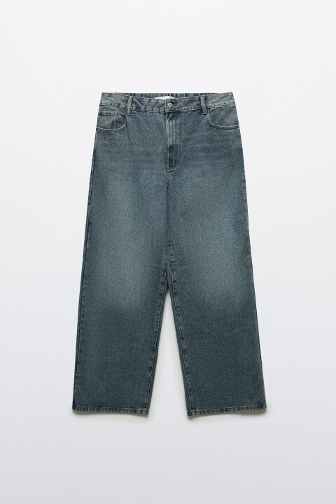 Джинсы широкие с высокой посадкой, Темный тинт, Джинсы широкие с высокой посадкой
Джинсы широкие с высокой посадкой, Темный тинт, Джинсы широкие с высокой посадкой